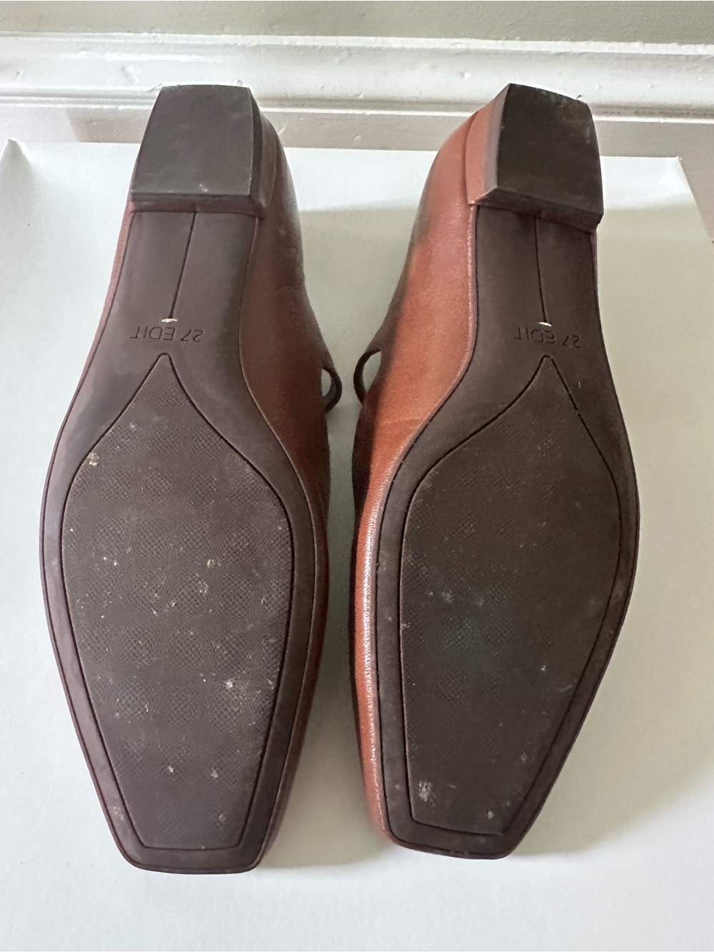 Naturalizer 27 EDIT Bella Caramel T-Strap Flats with Buckle - Picture 5 of 5